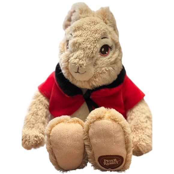 Dan Dee Peter Rabbit 14” Plush Bunny Red Coat Soft Stuffed Animal - Picture 1 of 12